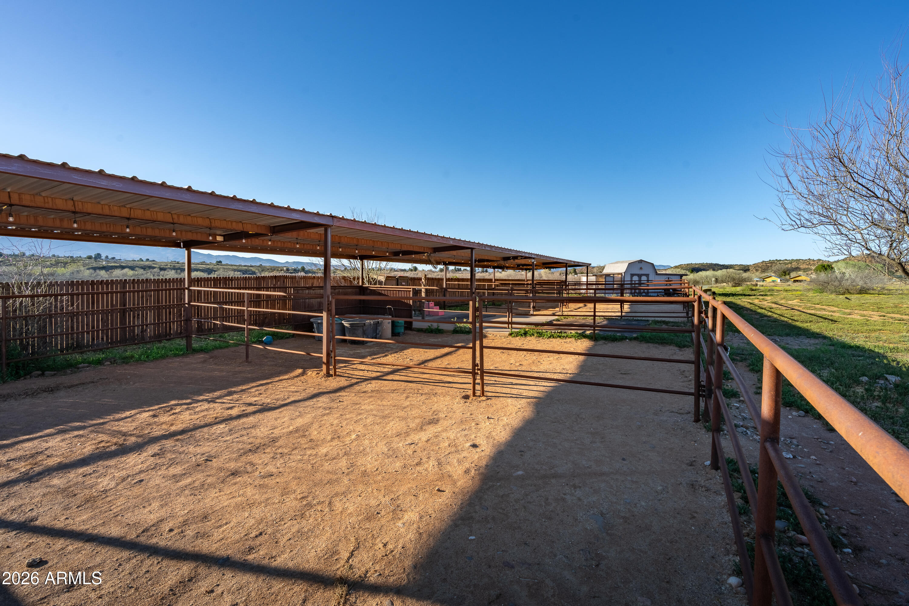 2770 South Country Hill Road Cornville, AZ 86325 - Photo 17 of 53 4 Large Covered Horse Stalls