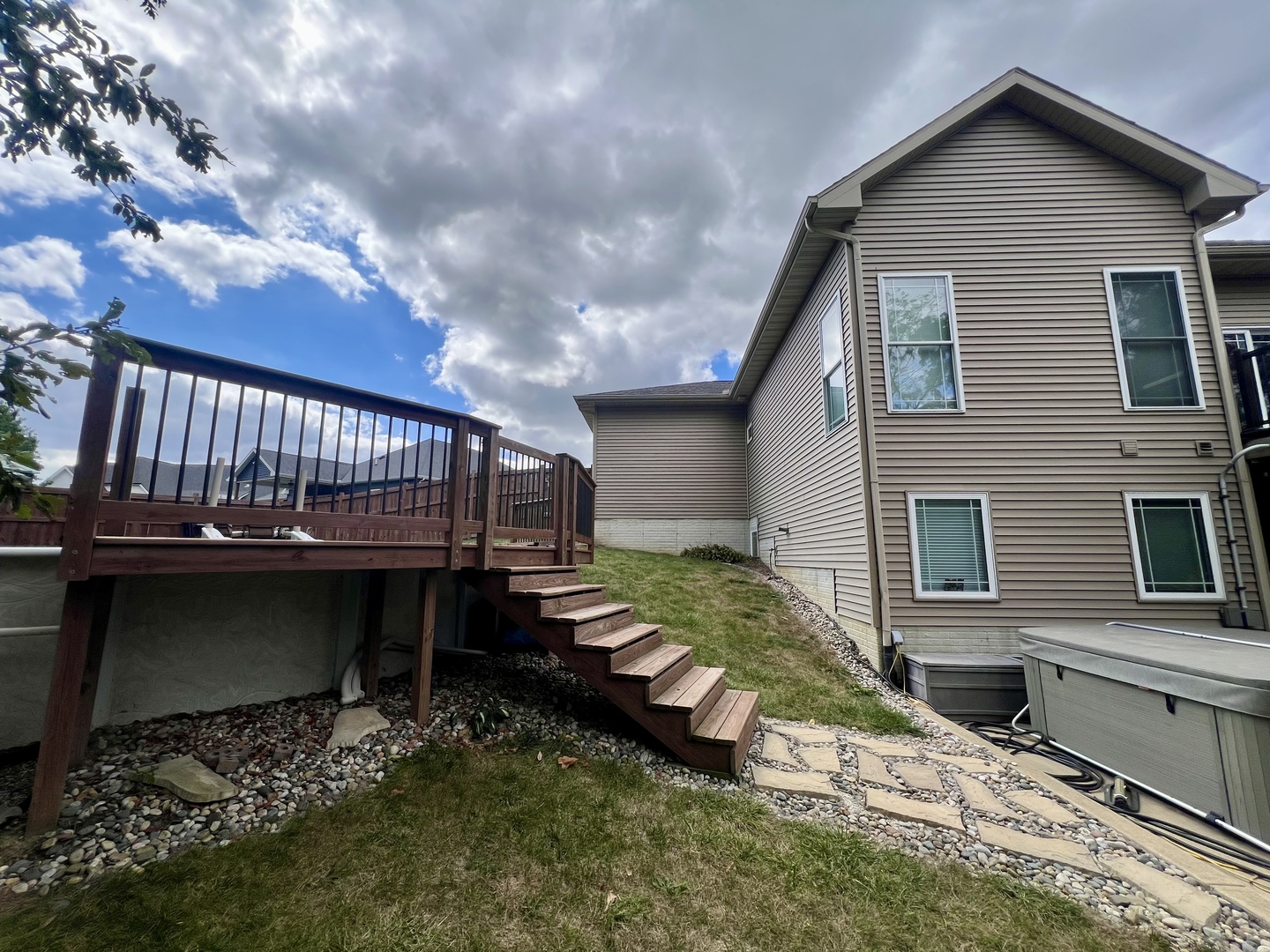 2112 Slade Lane Mahomet, IL 61853 - Photo 66 of 68 a view of house with backyard porch and entertaining space