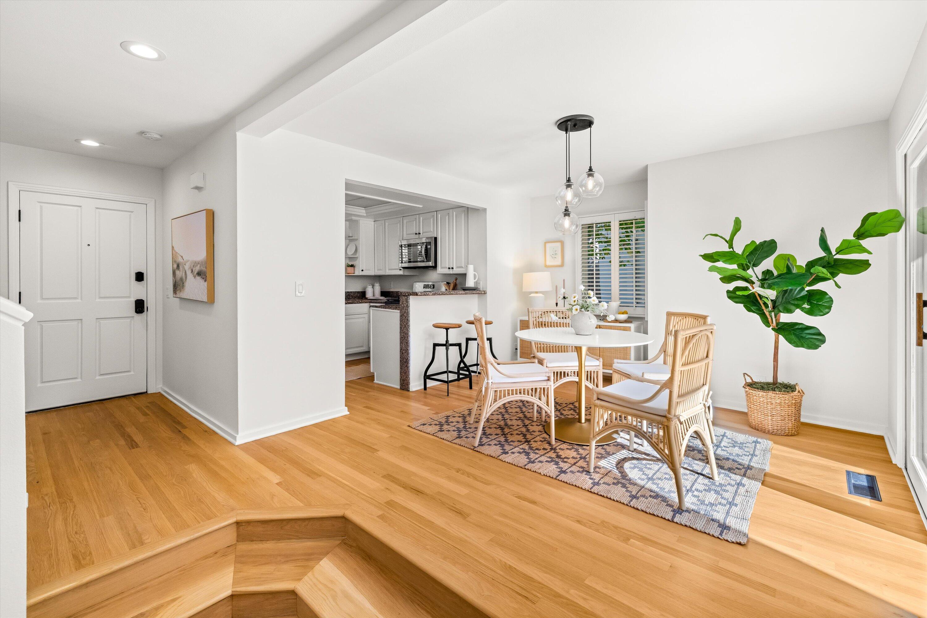 931 Weldon Road Santa Barbara, CA 93109 - Photo 3 of 32 a view of a dining room with furniture window and wooden floor