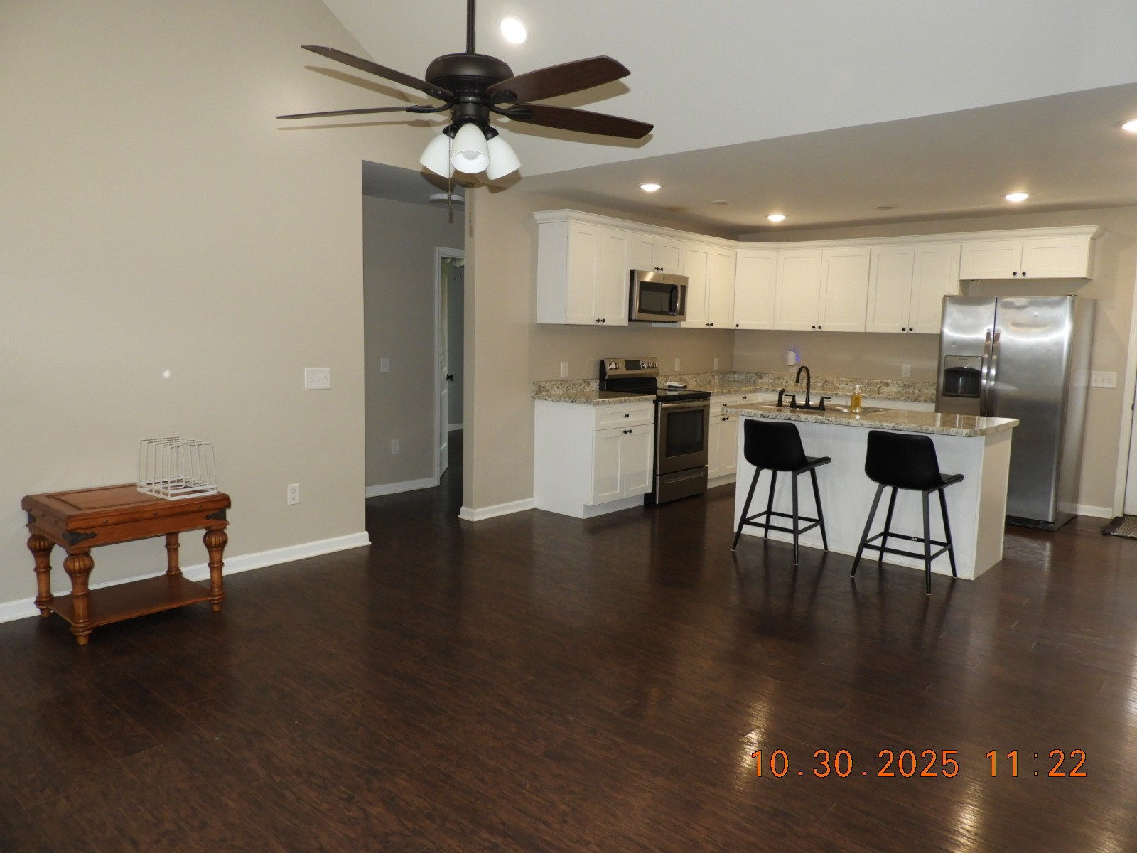 155 Poling Drive Pulaski, TN 38478 - Photo 22 of 36 a view of a kitchen with a table and chairs