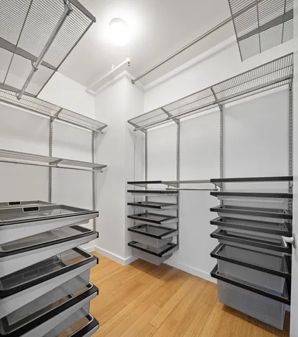 a view of walk in closet