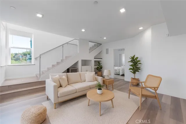 a view of balcony with city view