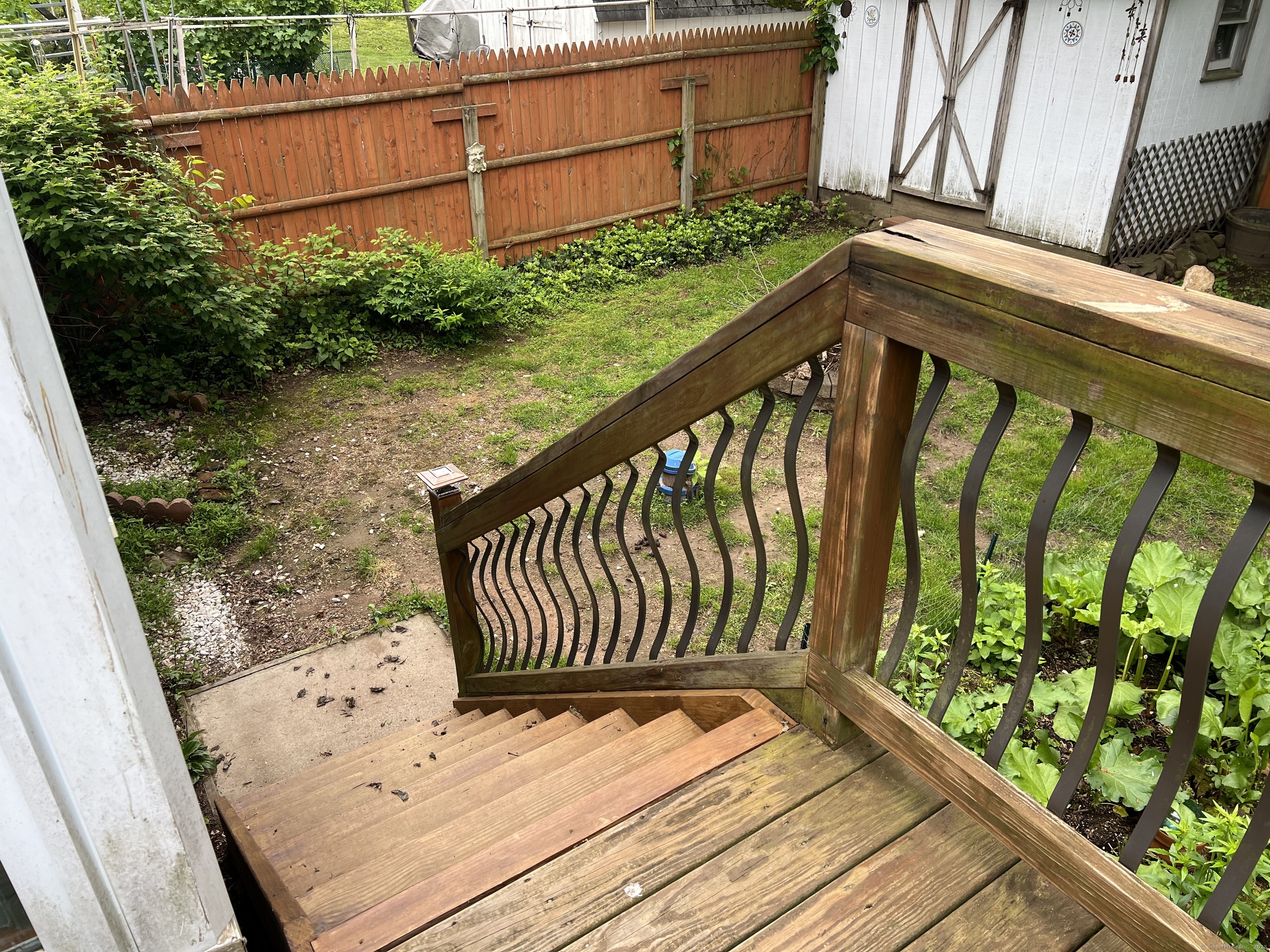 61 Litchfield Road Farmington, CT 06085 - Photo 12 of 27 a view of balcony with wooden floor