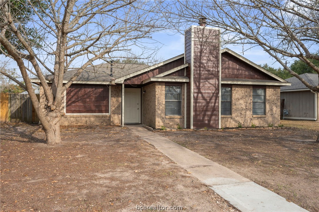 4752 Brompton Lane Bryan, TX 77802 - Photo 1 of 17 Front view of home. The drive and garage access are behind the home.