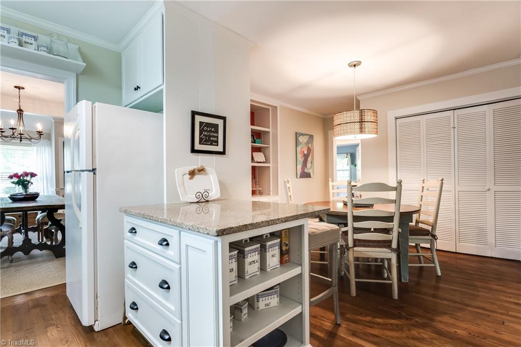 1503 Independence Road Greensboro, NC 27408 - Photo 15 of 25 Kitchen opens into breakfast area