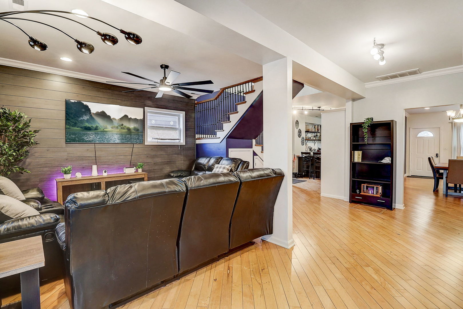 4045 Ruby Street Schiller Park, IL 60176 - Photo 13 of 33 a living room with furniture and a flat screen tv