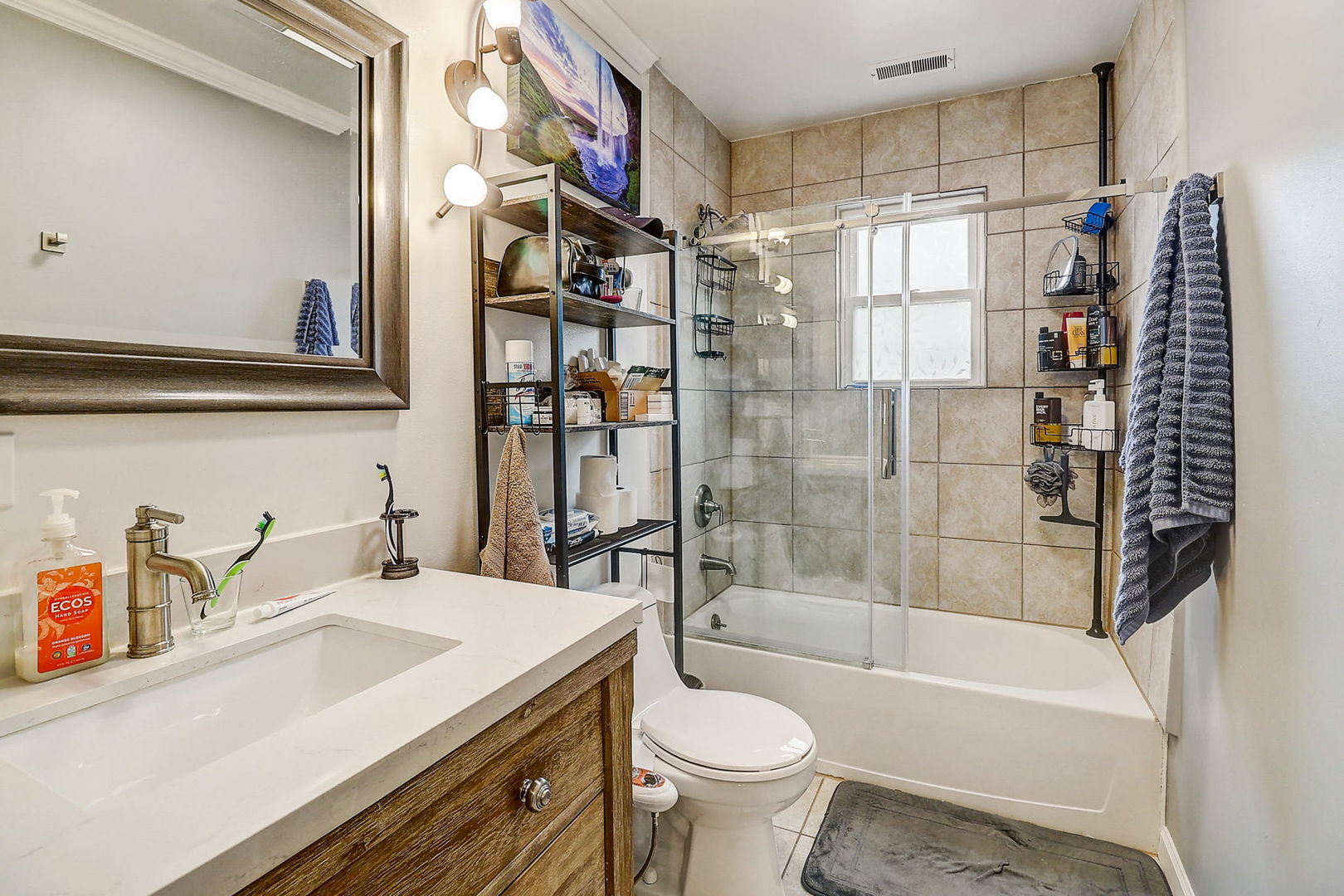 4045 Ruby Street Schiller Park, IL 60176 - Photo 24 of 33 a bathroom with a sink toilet and shower