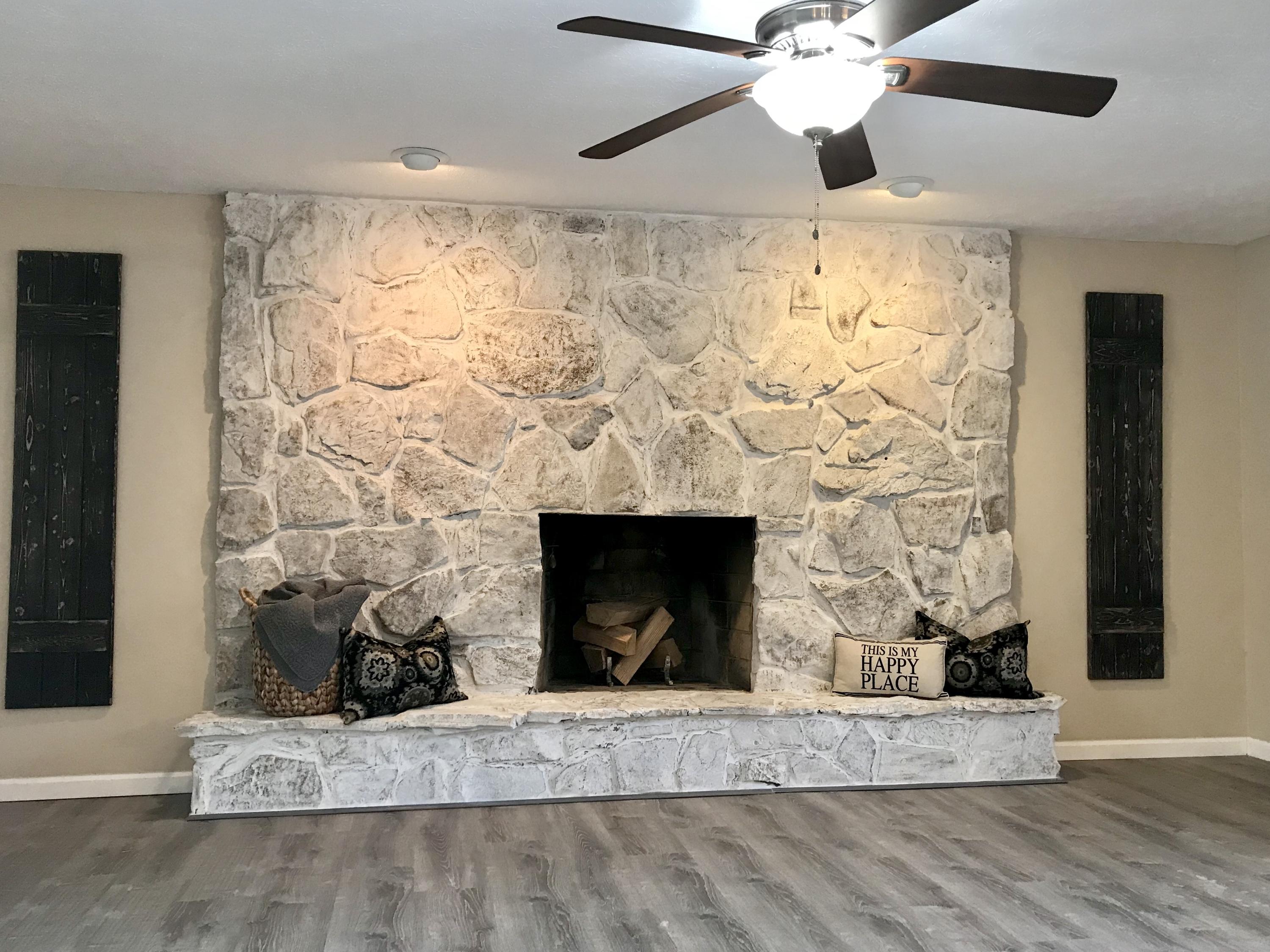 114 Oak Hill Road Clinton, TN 37716 - Photo 12 of 28 Stone Fireplace