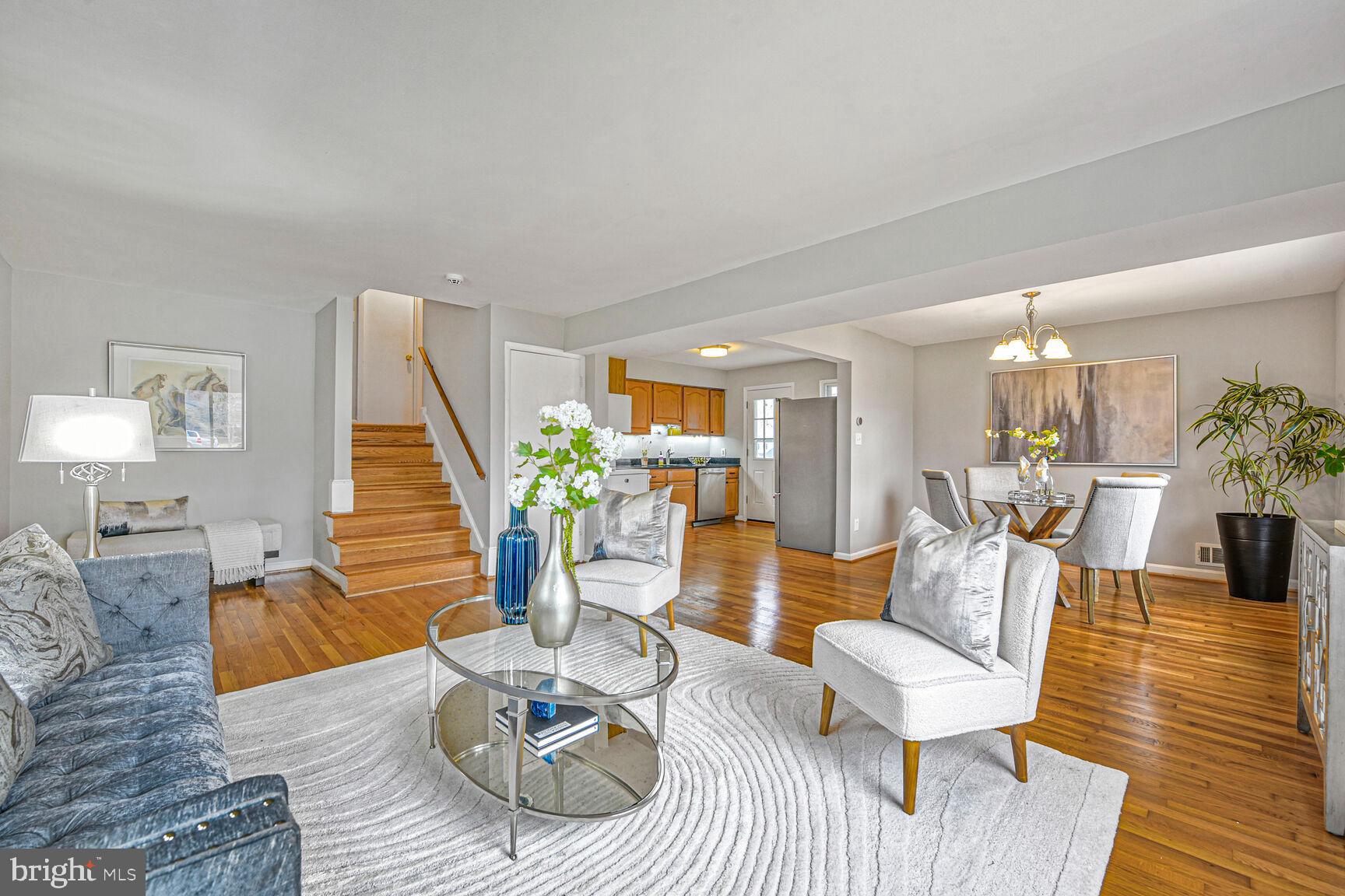 10321 Wood Road Fairfax, VA 22030 - Photo 12 of 55 Main Level Refinished Hardwood Floors