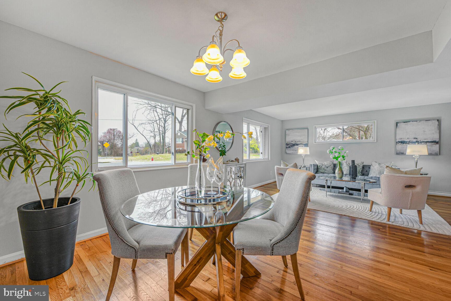 10321 Wood Road Fairfax, VA 22030 - Photo 15 of 55 Dining Room looking into Living Room
