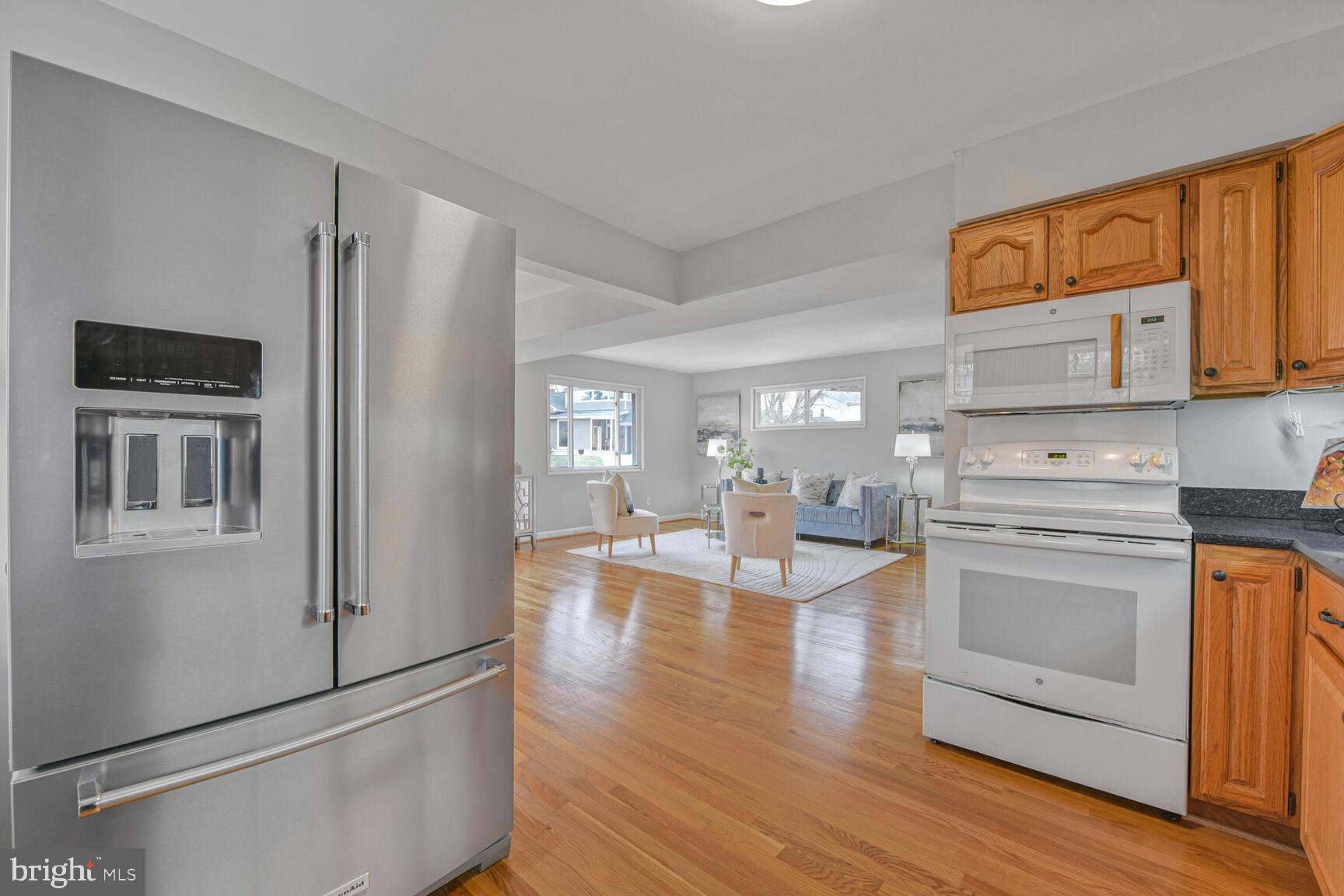 10321 Wood Road Fairfax, VA 22030 - Photo 20 of 55 Kitchen and oversized Refrigerator