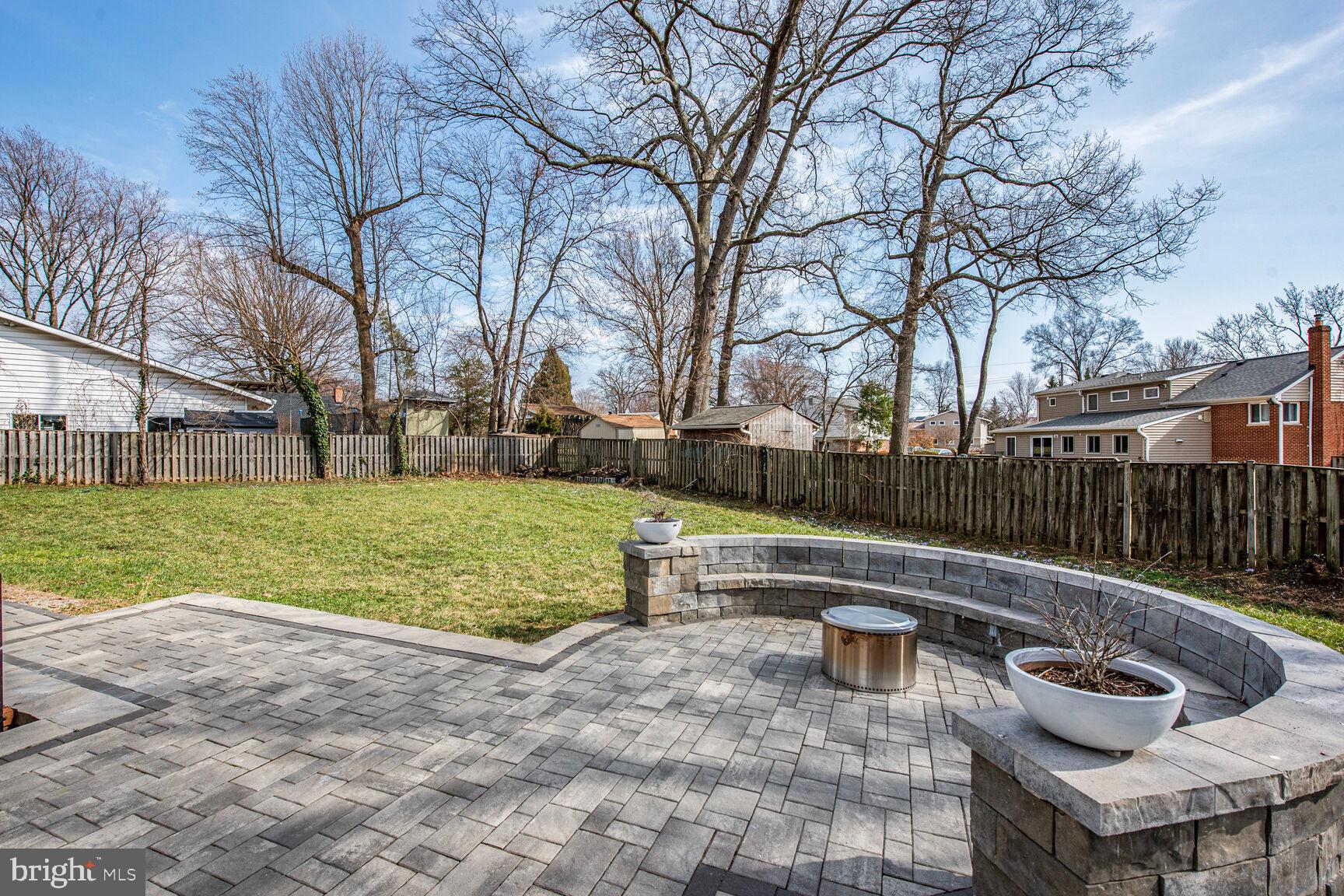 10321 Wood Road Fairfax, VA 22030 - Photo 46 of 55 Stunning oversized Paver Patio