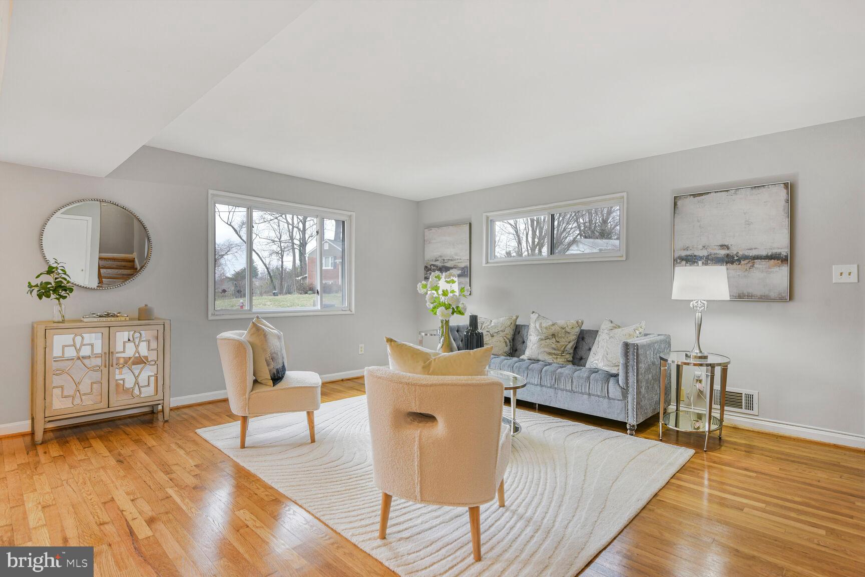 10321 Wood Road Fairfax, VA 22030 - Photo 10 of 55 Living Room with Oversized Windows