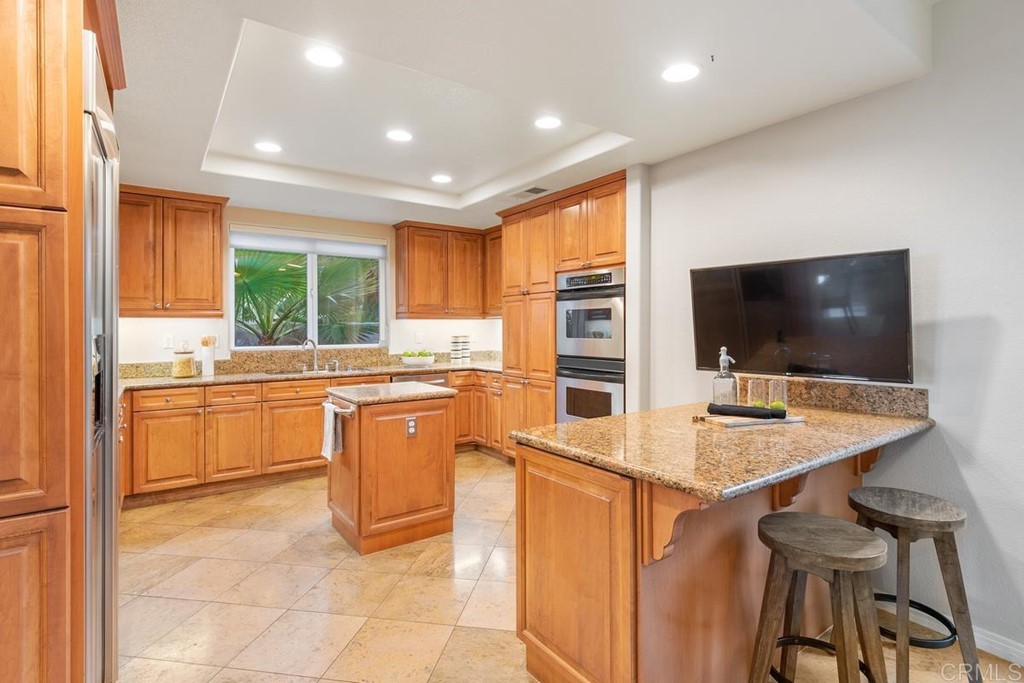 339 Hestia Way Encinitas, CA 92024 - Photo 19 of 33 a kitchen with stainless steel appliances a stove a sink a counter top space and cabinets