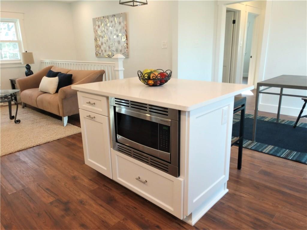 319 Ridge Road Sewickley, PA 15143 - Photo 6 of 25 Island with built-in microwave, garbage pull, and convenient outlet