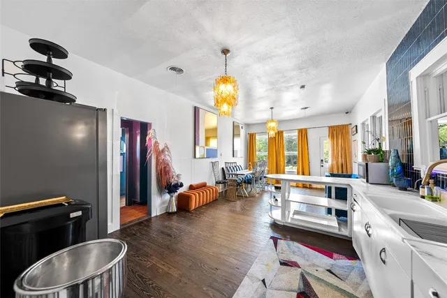 a very nice looking room with a large window