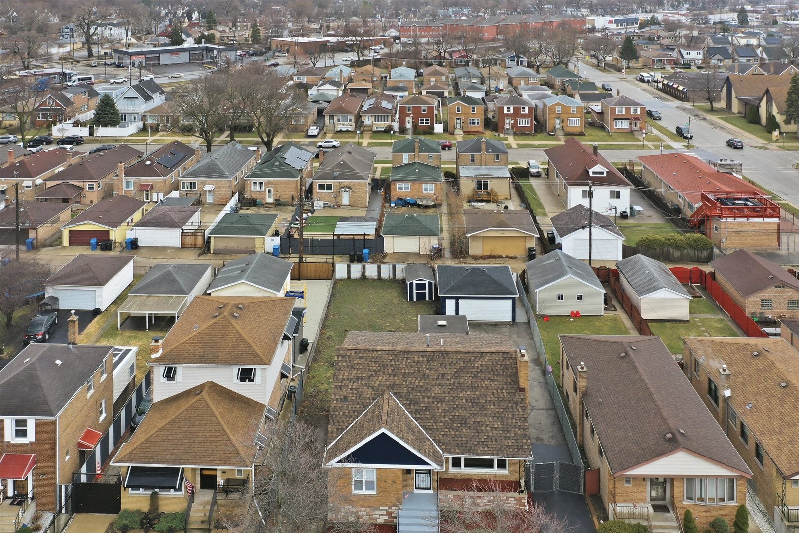 3743 West 83rd Street Chicago, IL 60652 - Photo 43 of 51 an aerial view of residential houses with outdoor space