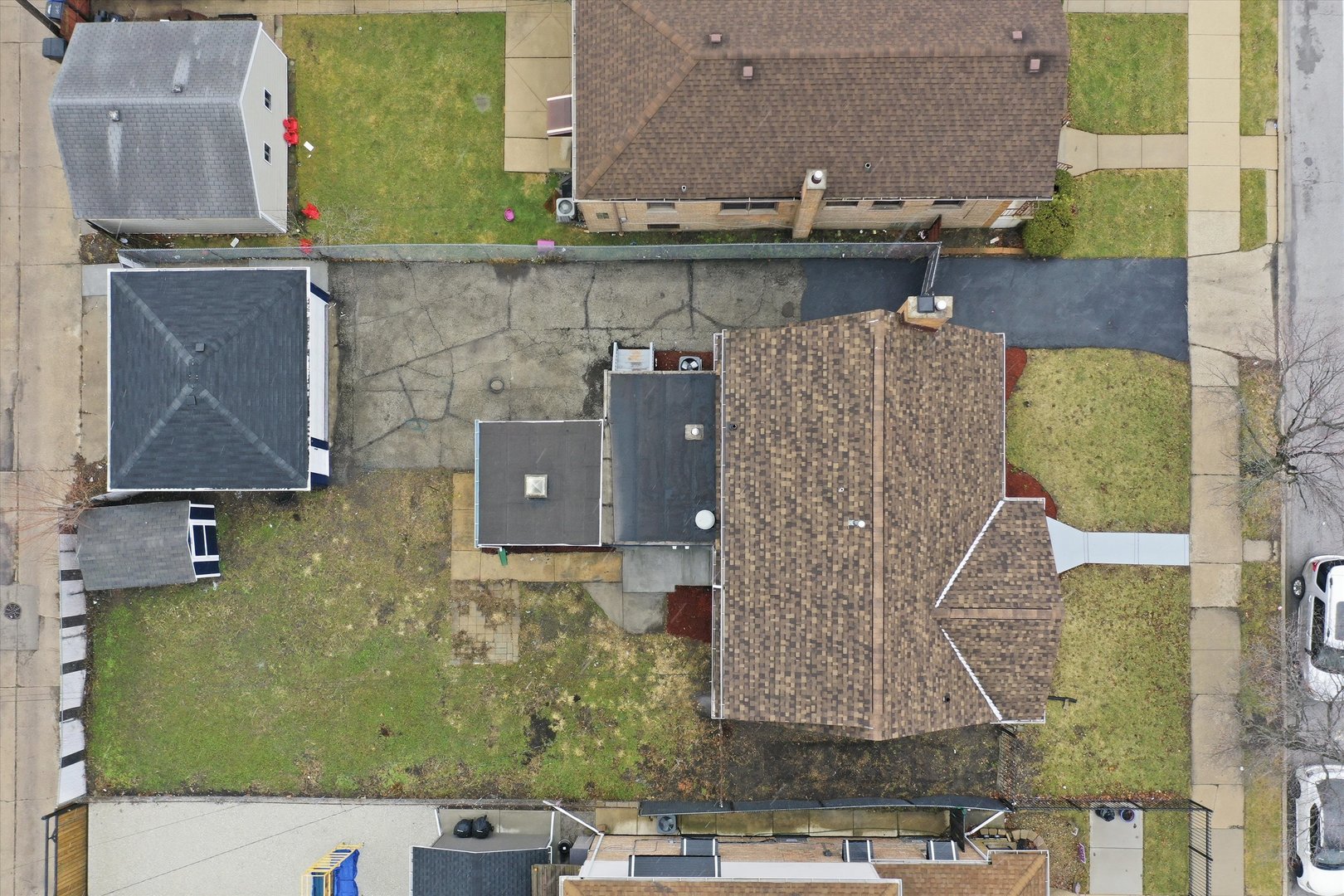 3743 West 83rd Street Chicago, IL 60652 - Photo 44 of 51 an aerial view of residential houses with outdoor space