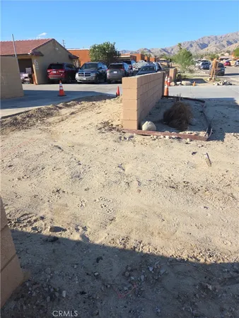 a view of outdoor space with ocean view