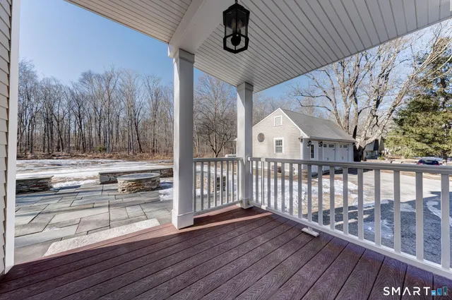 a view of a roof deck