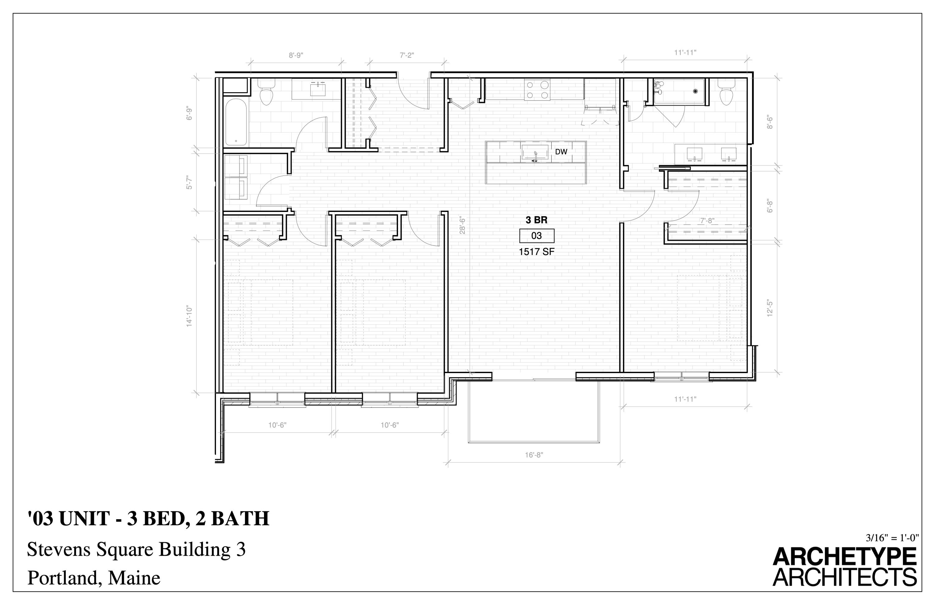 75 McAuley Way, Unit 203 Portland, ME 04103 - Photo 29 of 30 UNIT '03- 3 BED, 2 BATH