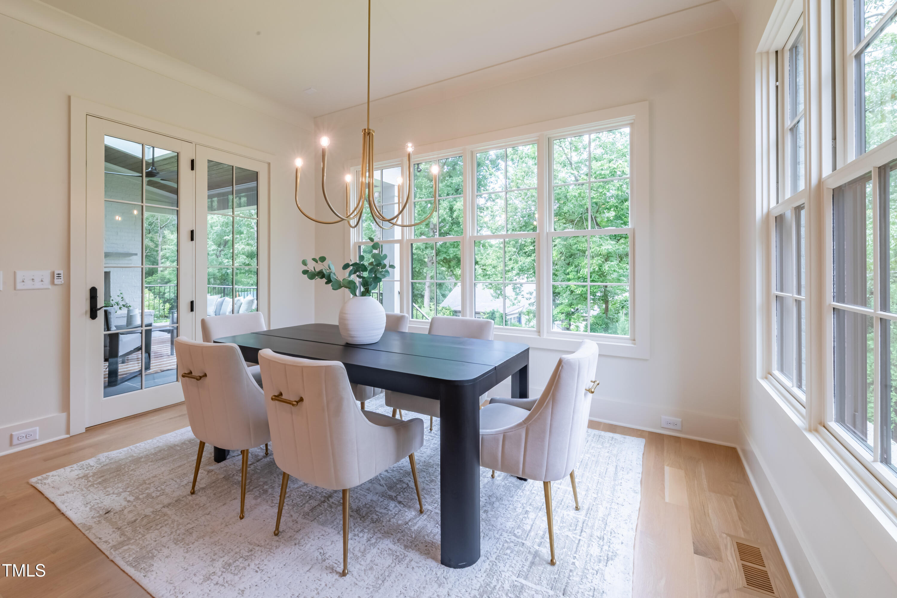 2227 Wheeler Road Raleigh, NC 27607 - Photo 26 of 56 a view of a dining room with furniture window and outside view