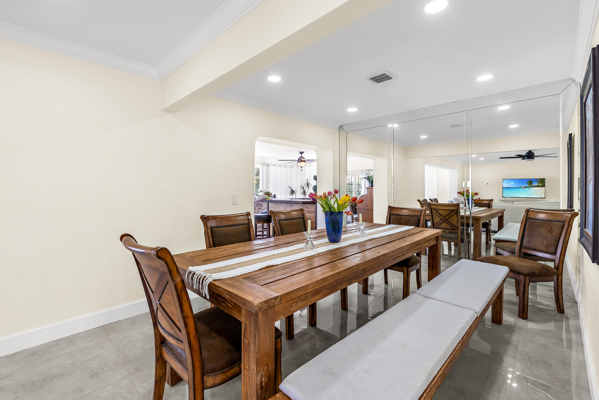 4920 Northeast 28th Avenue Lighthouse Point, FL 33064 - Photo 20 of 38 a view of a dining room with furniture