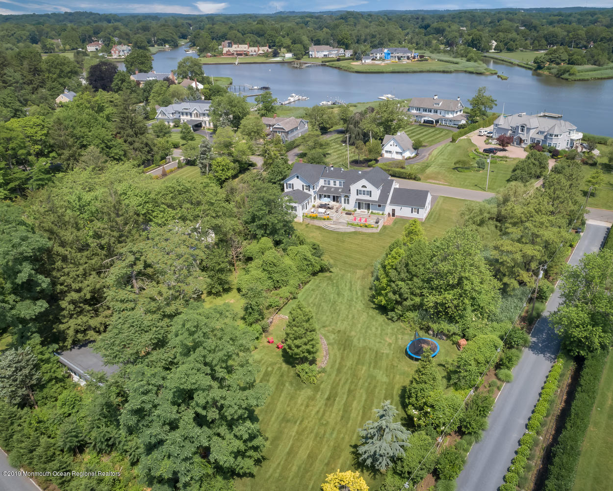 524 Little Silver Point Road Little Silver, NJ 07739 - Photo 24 of 25 Aerial from back