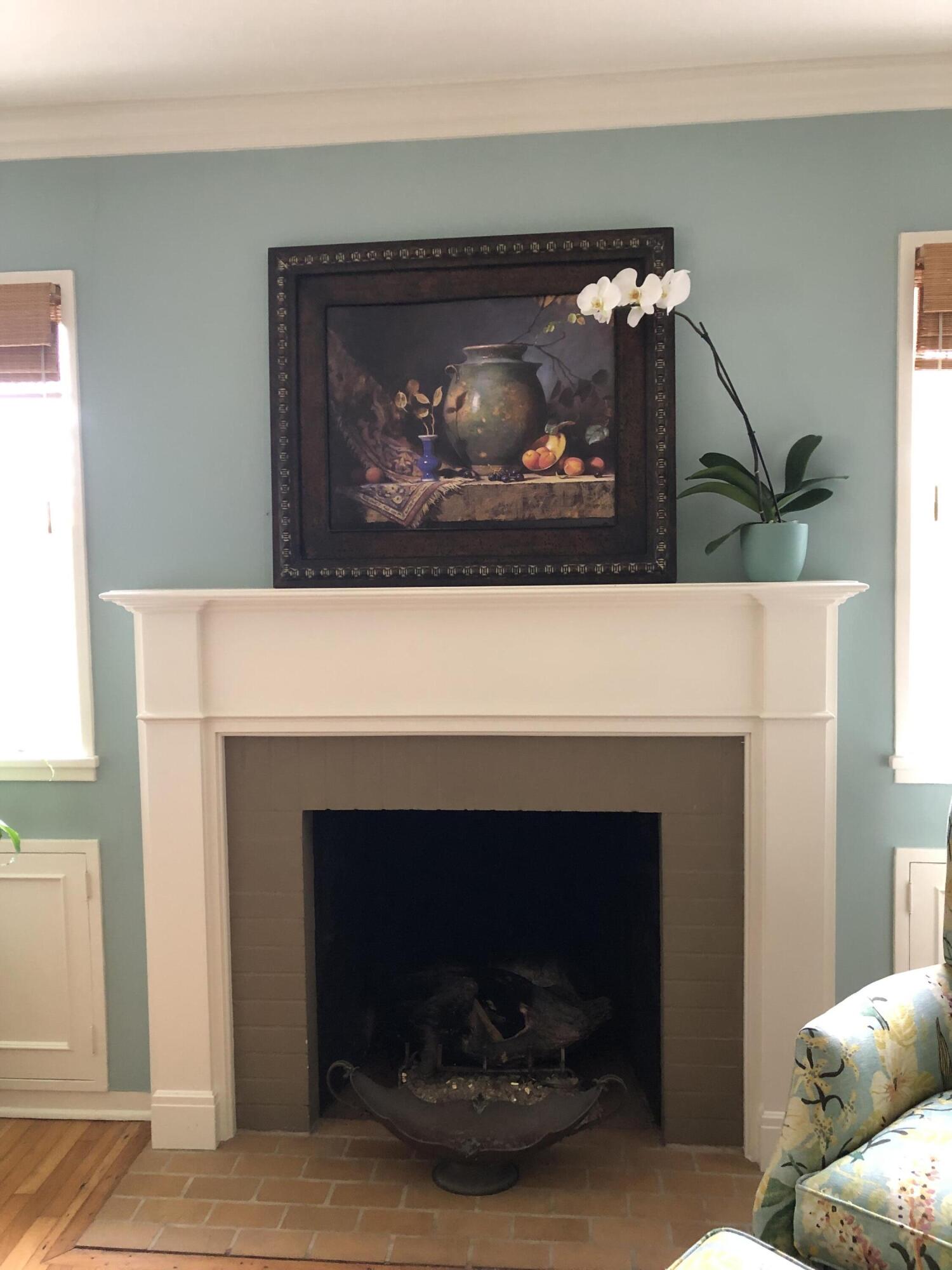 179 Hermosillo Road Santa Barbara, CA 93108 - Photo 23 of 64 The living room fireplace.