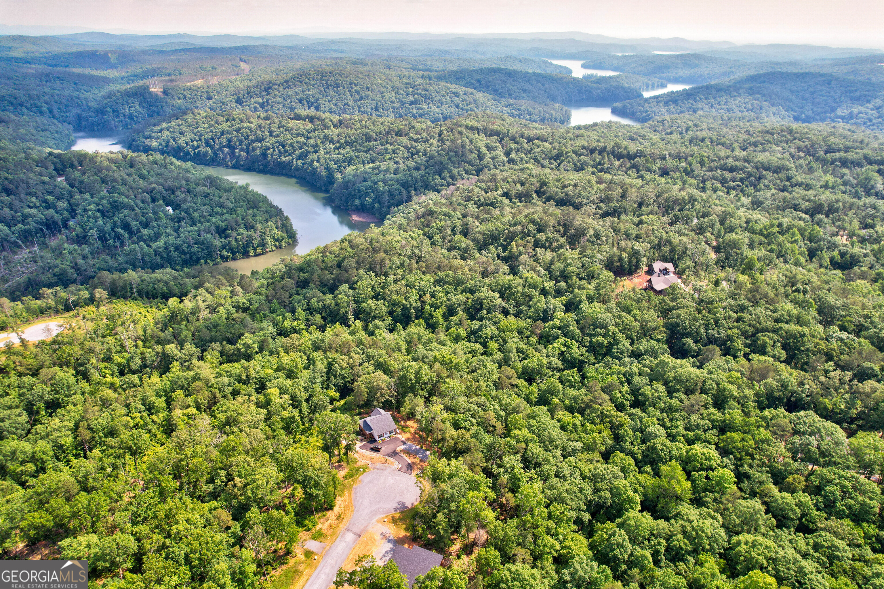 Lot 16 Lake Top Lane Ellijay, GA 30540 - Photo 14 of 17 a view of a lush green forest with a house