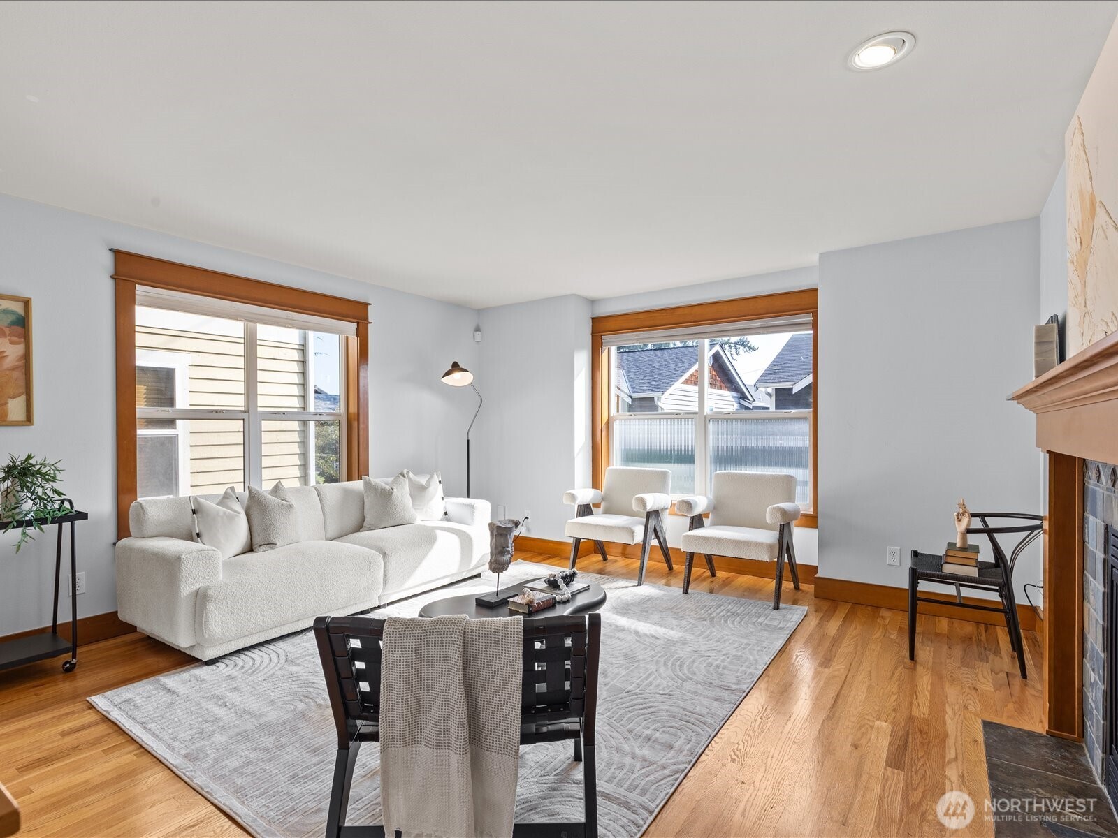 3018 Southwest Hinds Street Seattle, WA 98126 - Photo 5 of 27 a living room with furniture and a large window