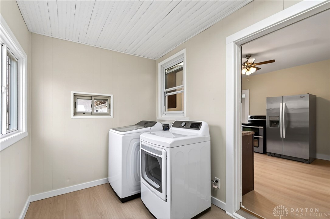 585 North Spring Street Wilmington, OH 45177 - Photo 13 of 21 This dedicated space offers functional and bright convenience for household tasks with essential appliances.