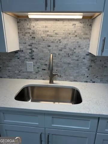 a close view of closet