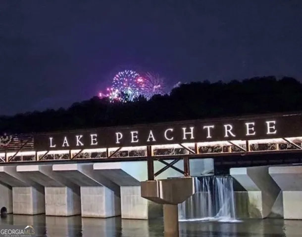 a view of lake from balcony