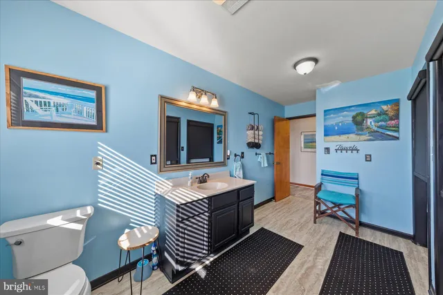 a room with furniture