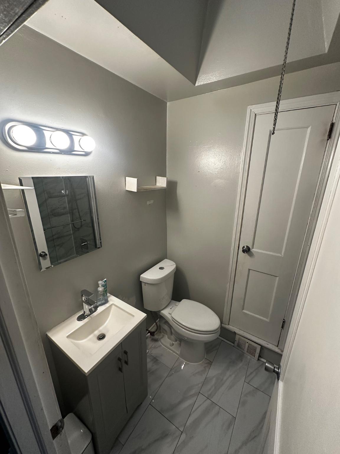3050 Willits Road Philadelphia, PA 19136 - Photo 9 of 22 a bathroom with a sink toilet and mirror