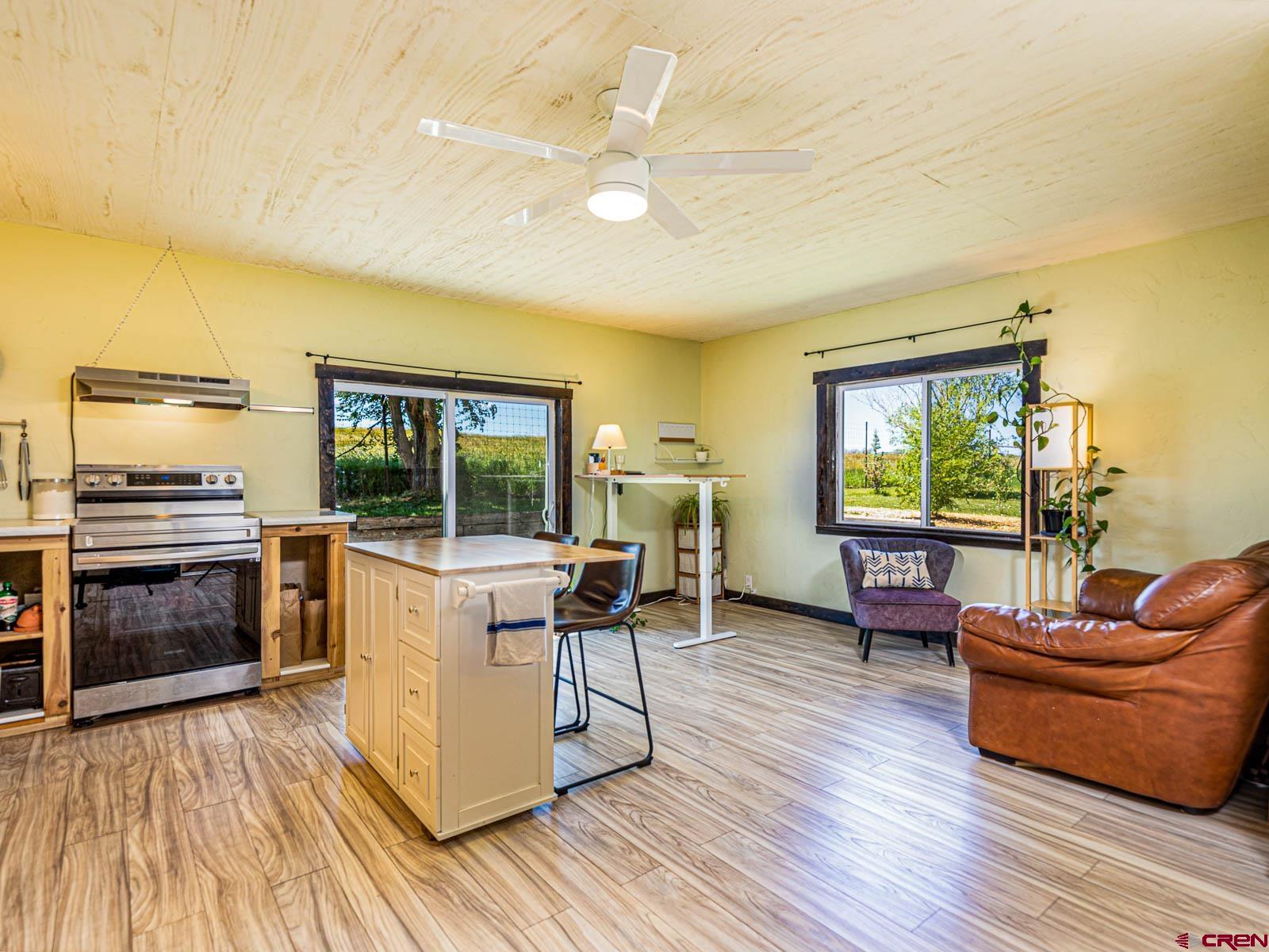 5085 3675th Road Crawford, CO 81415 - Photo 19 of 35 a living room with furniture and a fireplace
