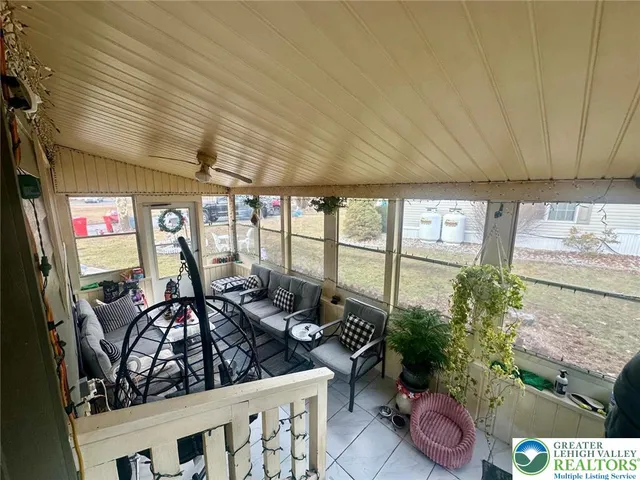 a very nice looking room with a large window