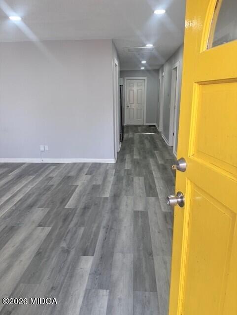 2445 Adams Avenue Macon, GA 31206 - Photo 5 of 30 a view of hallway with wooden floor