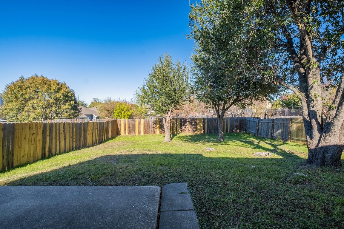 2006 Charlotte Way Round Rock, TX 78664 - Photo 17 of 24 a view of a backyard