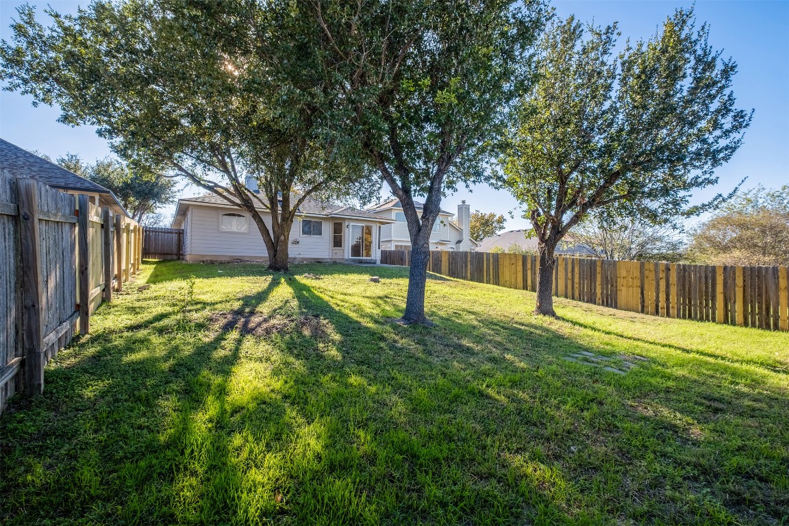 2006 Charlotte Way Round Rock, TX 78664 - Photo 18 of 24 a view of a yard with a large tree