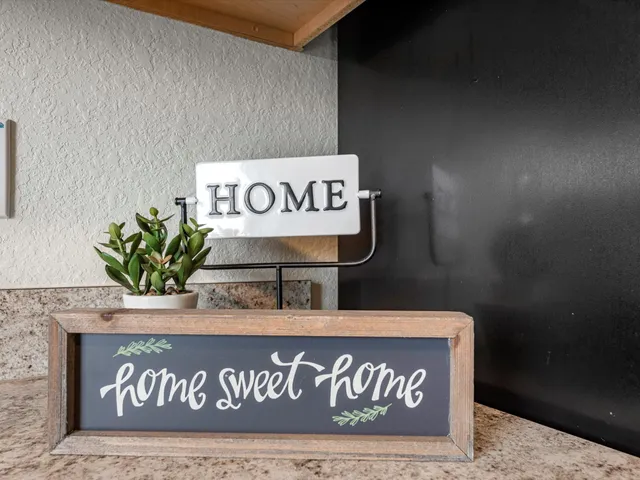 a view of a street sign