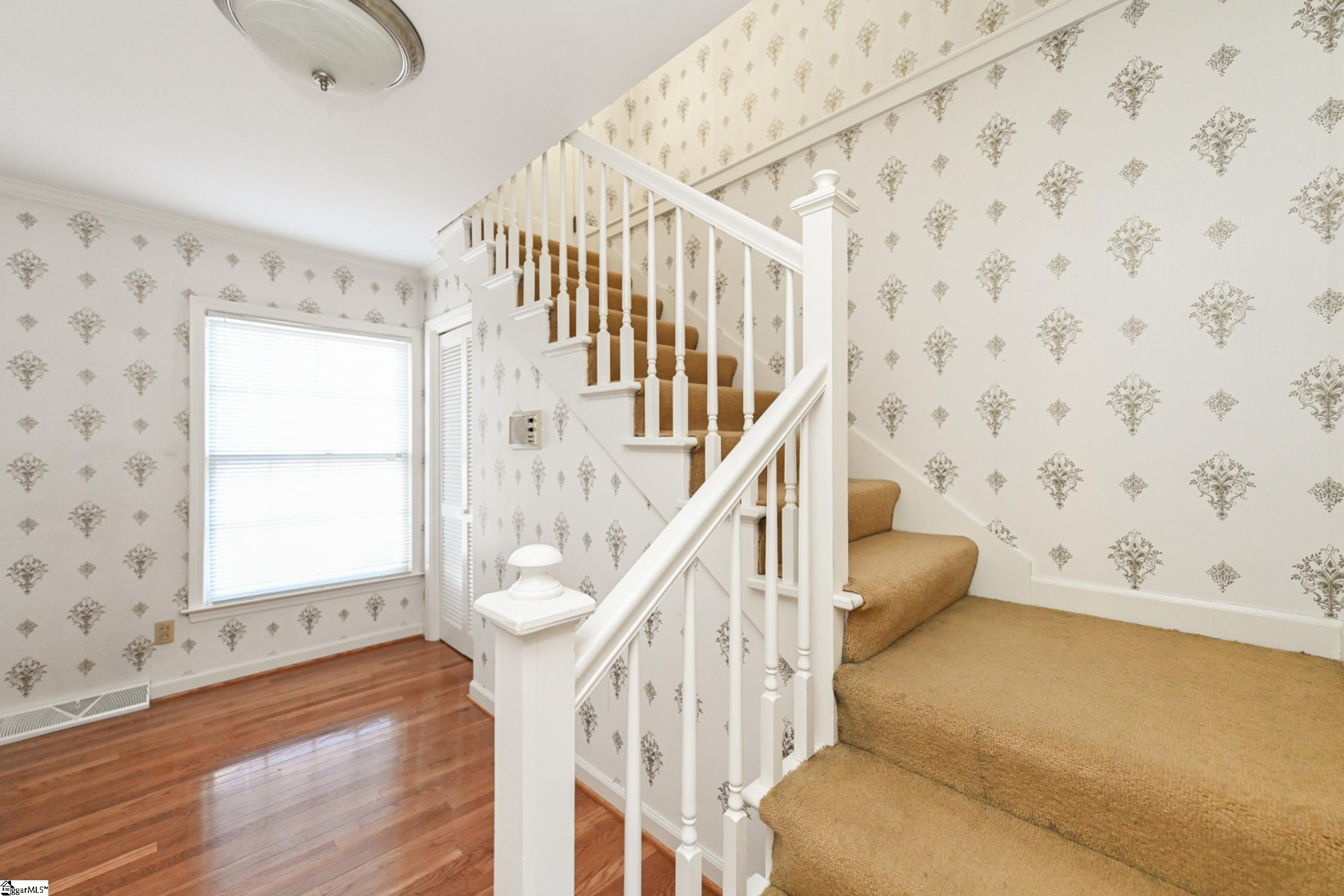 501 Garrison Road Simpsonville, SC 29681 - Photo 14 of 32 Stairs goes upstairs