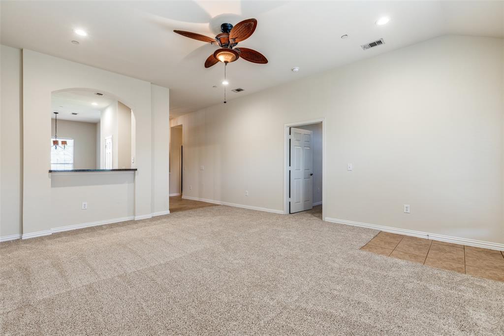 2836 Fordham Road Plano, TX 75025 - Photo 6 of 18 wooden floor in an empty room with a cabinet