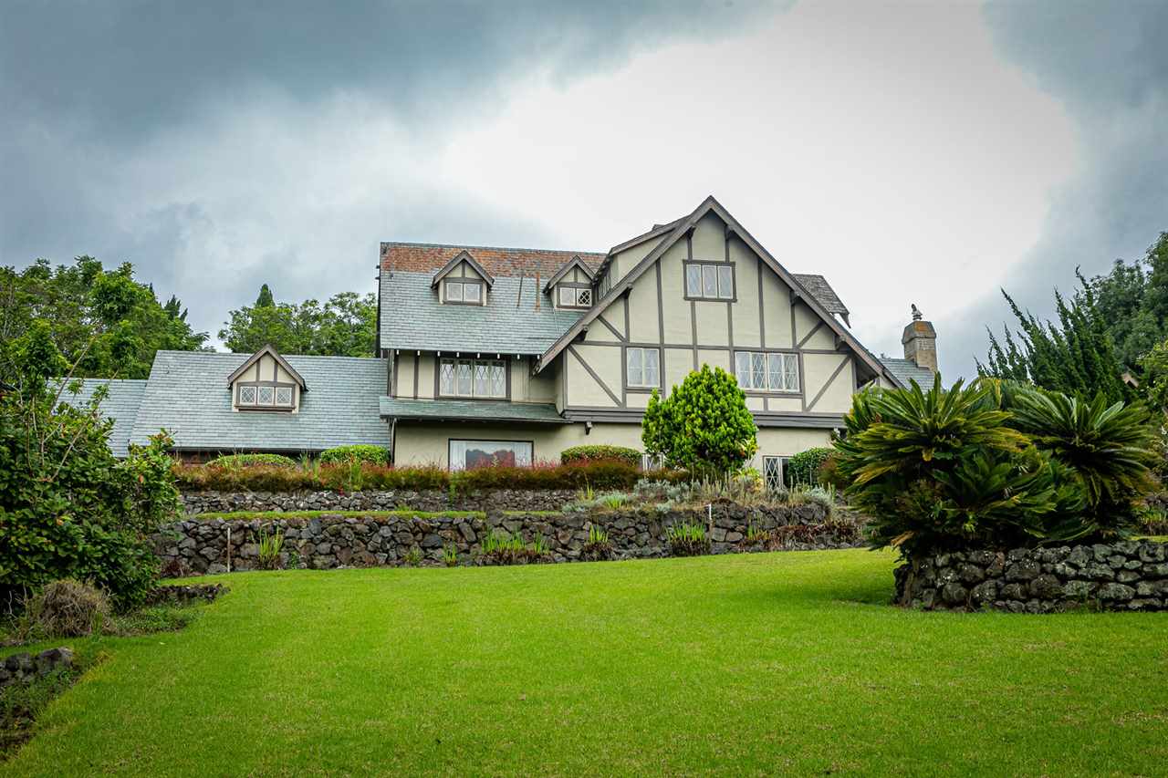 300 Kepa Road Kula, HI 96790 - Photo 3 of 30 a view of a house with a yard and potted plants