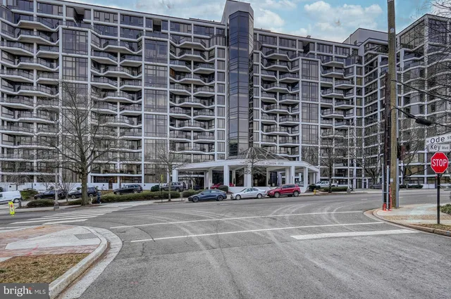 a building with street view