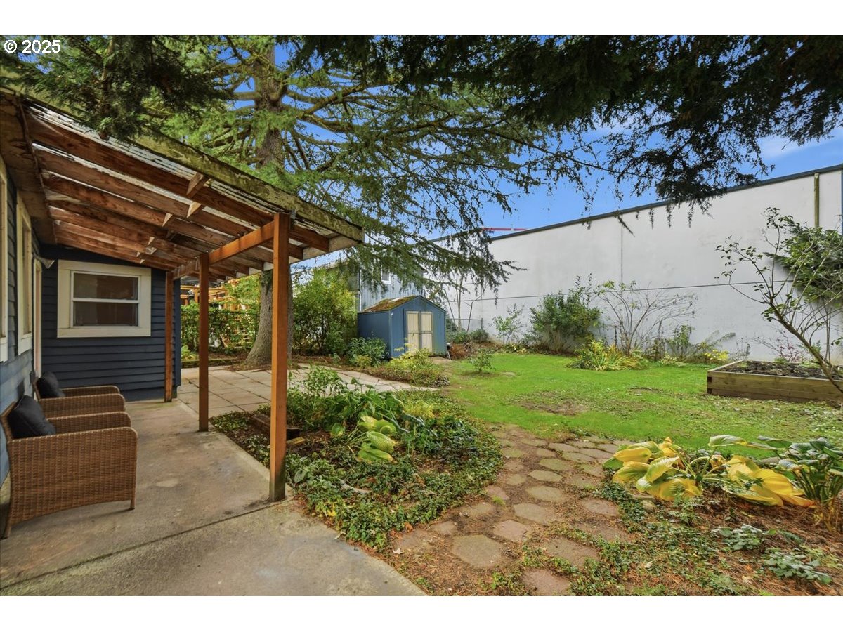 8813 Northeast Ward Street Portland, OR 97220 - Photo 23 of 32 a view of a backyard