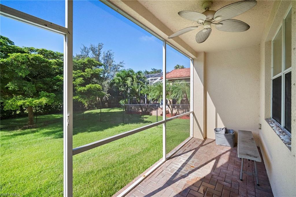 8542 Sumner Avenue, Unit 1 Fort Myers, FL 33908 - Photo 8 of 18 a view of a porch with furniture and garden