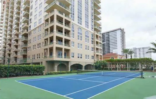 a view of a tall building