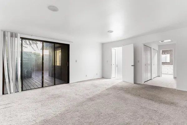 a view of empty room